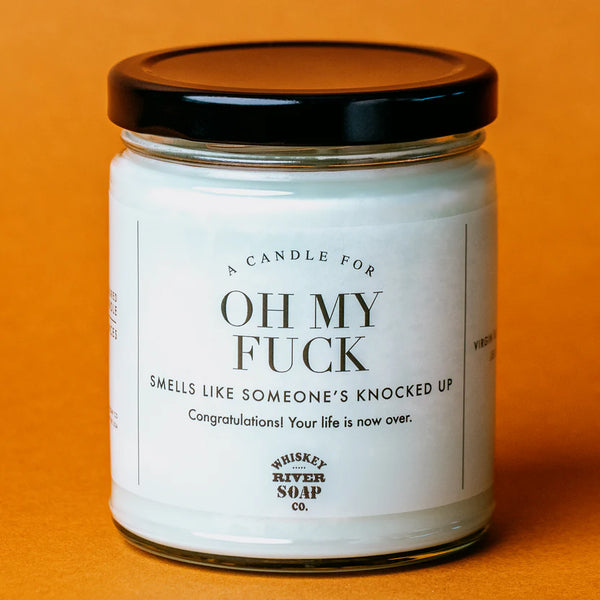 Whiskey River Oh My Fuck Candle