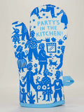 Blue Q Party's In The Kitchen! Oven Mitt