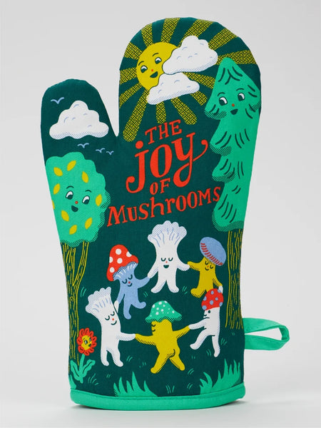 Blue Q The Joy of Mushrooms Oven Mitt