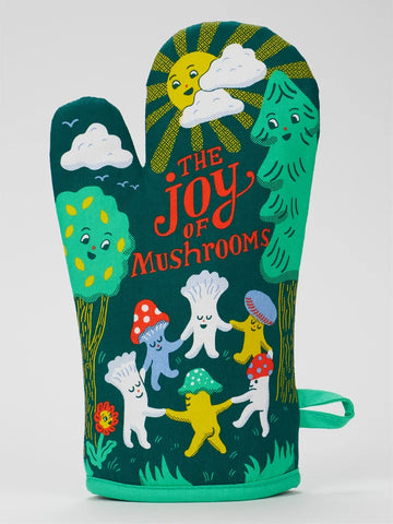 Blue Q The Joy of Mushrooms Oven Mitt