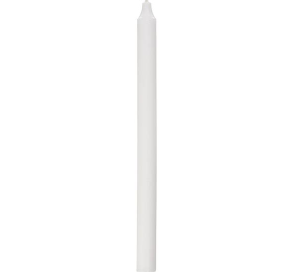 Jande's 12" Kiri Taper Candle White
