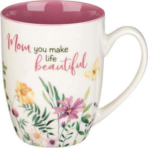 CAG- Purple/White Floral Mom You Make Life...