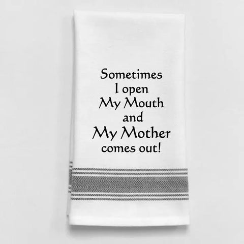 Wild Hare My Mothers Comes out Towel