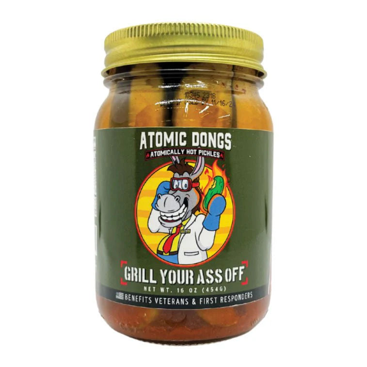 Grill Your Ass Off Atomic Dong Dill Pickles