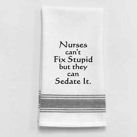 Wild Hare Nurses Cant Fix Stupid Towel