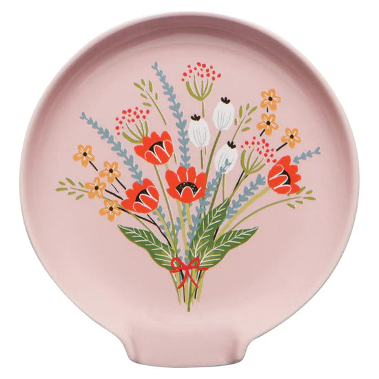 Now Designs Bouquet Print Spoon Rest