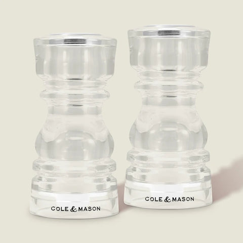 Cole & Mason London Acrylic Salt & Pepper Shaker Set