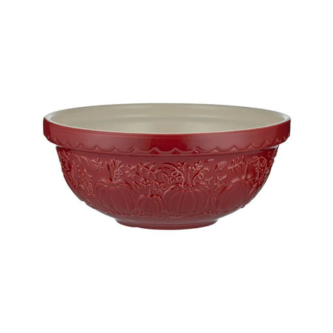 Mason Cash In The Pumpkin Patch S18 (2.85 Qt) Mixing Bowl | Cranberry