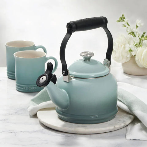 Le Creuset Sea Salt Demi Kettle with Stainless Steel Knob