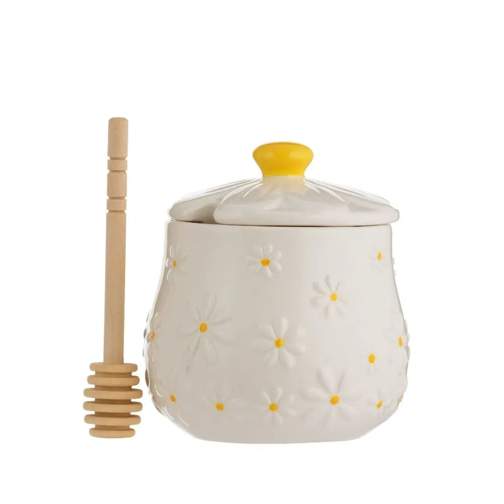 Price & Kensington Daisy Honey Pot and Drizzler