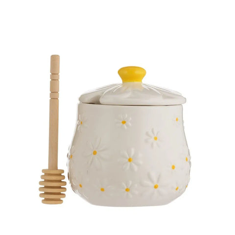Price & Kensington Daisy Honey Pot and Drizzler