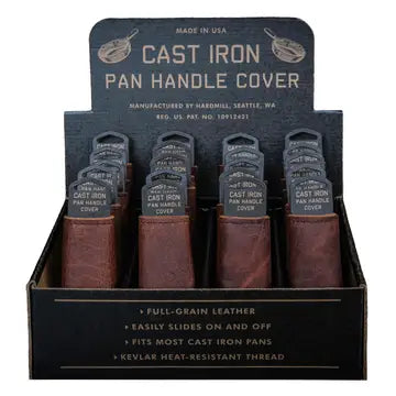 Hardmill Cast Iron Pan Handle Leather Cover