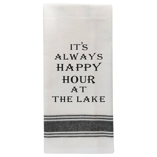 Wild Hare Its Always Happy Hour Towel