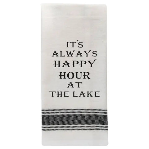 Wild Hare Its Always Happy Hour Towel
