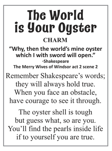 Ganz Oyster Charm