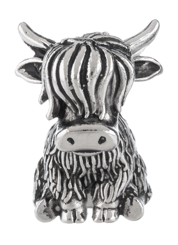 Ganz The Brave Little Highland Cow Charm