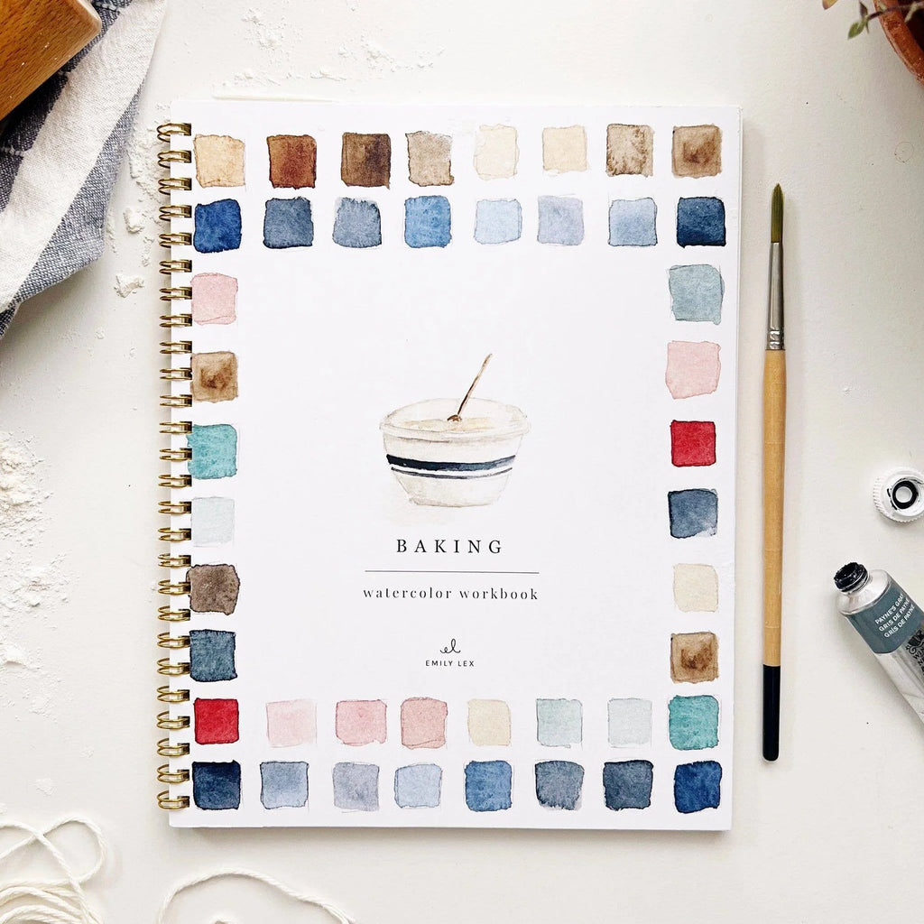 Emily Lex Baking Watercolor Workbook