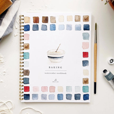 Emily Lex Baking Watercolor Workbook
