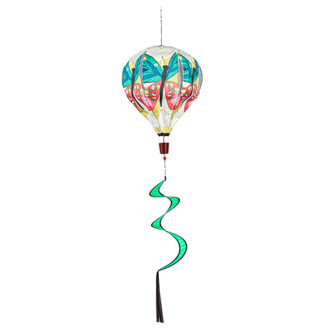 EG Folk Butterfly Burlap Balloon Spinner