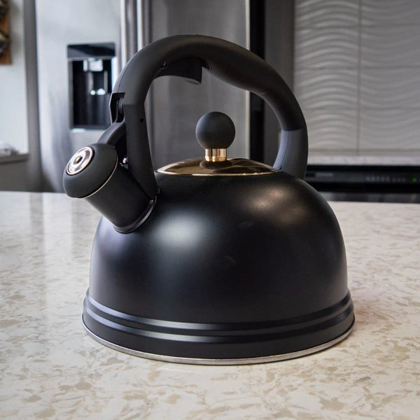 Typhoon Otto 2.5-Liter Stovetop Kettle Black