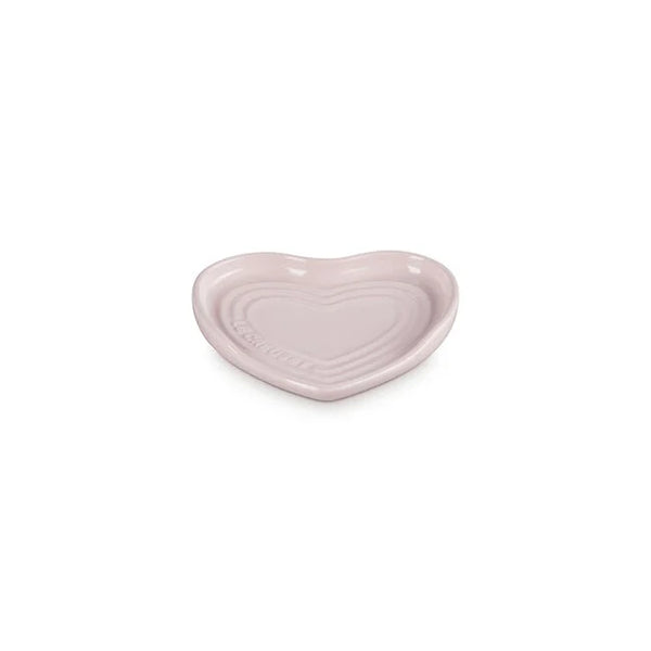 Le Creuset  Chiffon Pink Heart Spoon Rest