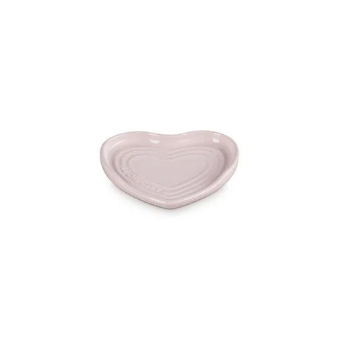 Le Creuset  Chiffon Pink Heart Spoon Rest