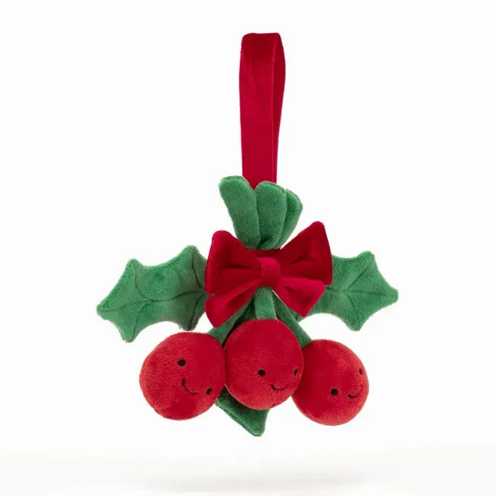 Jellycat Amuseables Red Holly Ornament