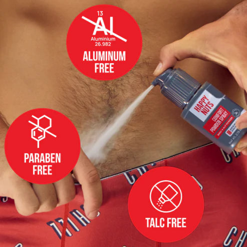 Happy Nuts Comfort Powder Spray 2.75oz