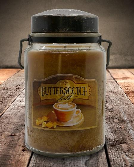 Mccall's Butterscotch Latte Jar Candle 26oz