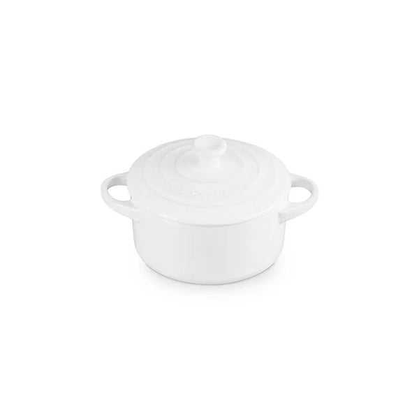 Le Creuset White Mini Round Cocotte 24oz