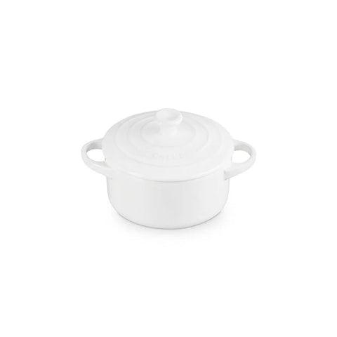 Le Creuset White Mini Round Cocotte 24oz
