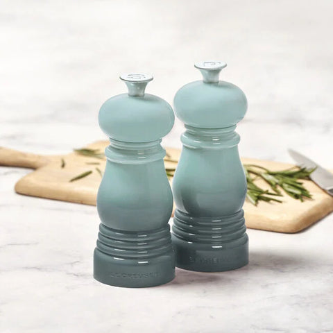 Le Creuset Sea Salt Classic Petite Salt and Pepper Mill Set