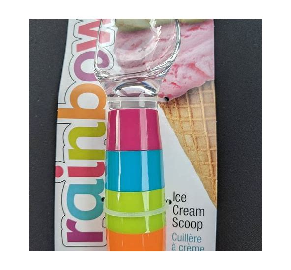 Rainbow Ice Cream Scoop, Plastic-Joie Kitchen Gadgets