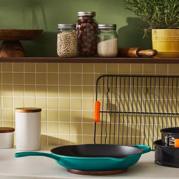 Le Creuset Bleu Riviera Signature Skillet 10.25in
