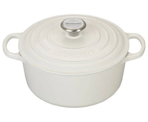 Le Creuset 5.5Qt White Dutch Oven (In Store Pickup Only)