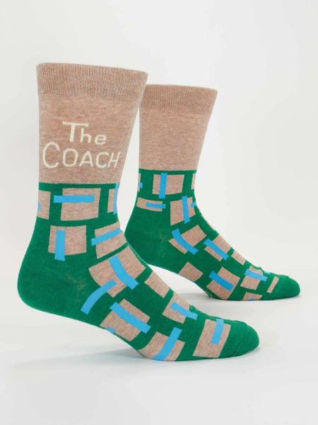Blue Q The Coach M-Crew Socks
