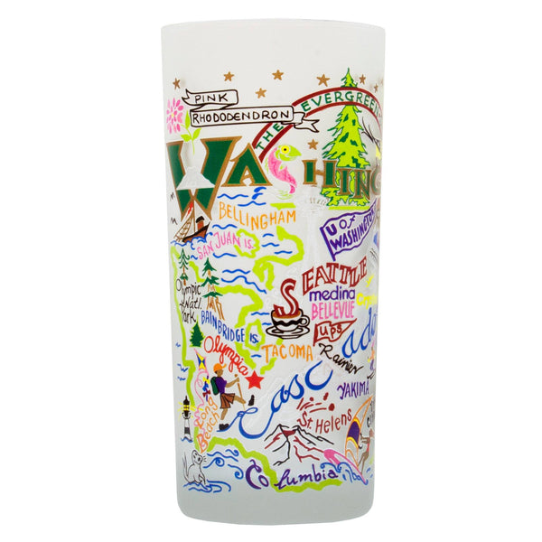 Catstudio Washington State Drinking Glasses Set of 2