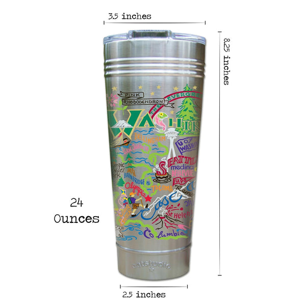 Catstudio Washington State Thermal Tumbler
