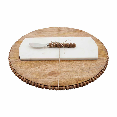 Mudpie Marble & Wood Serving Board