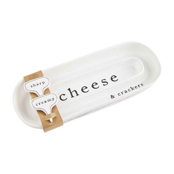 Mudpie Cheese Cracker Server Set