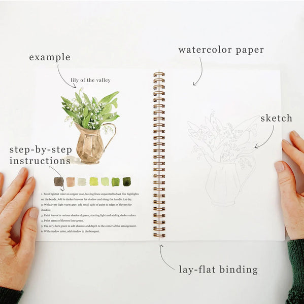 Emily Lex Studio Bouquet Watercolor Workbook