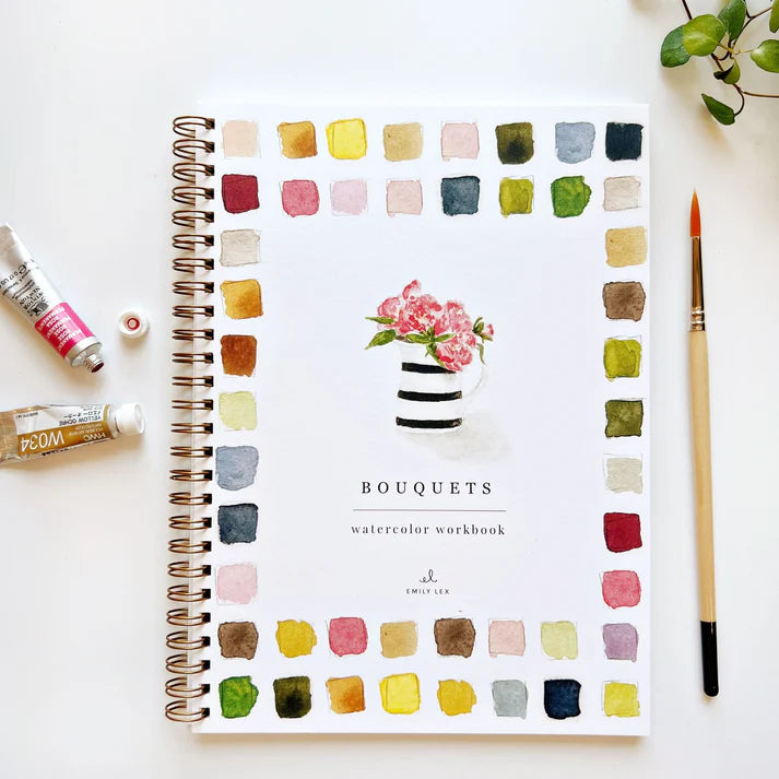 Emily Lex Studio Bouquet Watercolor Workbook