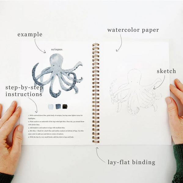 Emily Lex Studio Seaside Watercolor Workbook