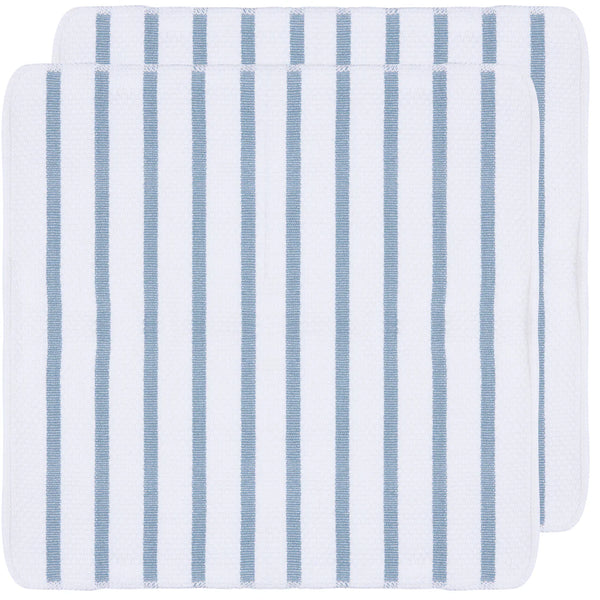 Now Designs Basketweave Slate Blue Dishcloths Set of 2