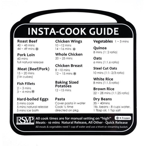 RSVP Removable Insta Cook Label