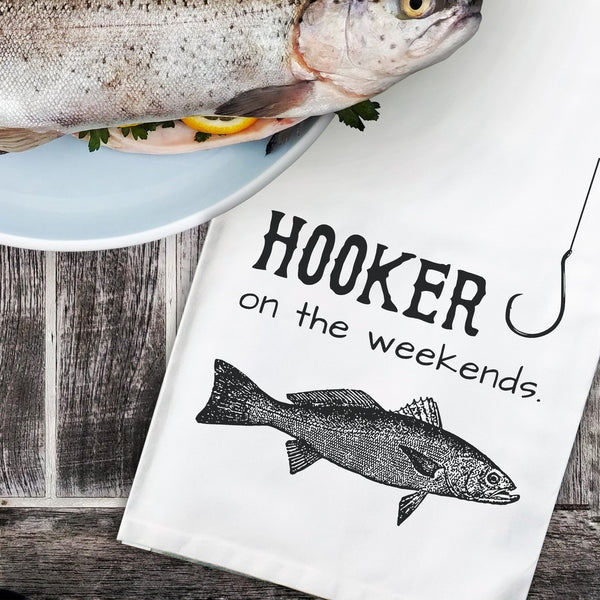 Twisted Wares Hooker On The Weekends Towel