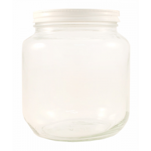 Market Spice Glass Jar W/Lid 1/2 Gallon