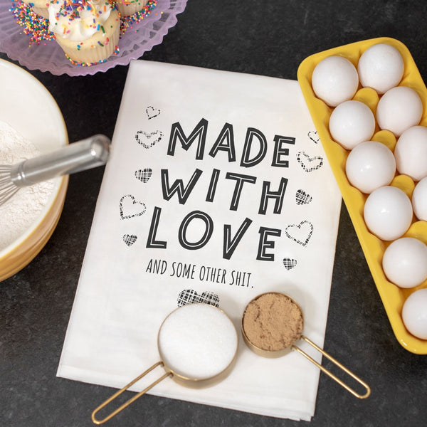 Twisted Wares Made With Love Towels