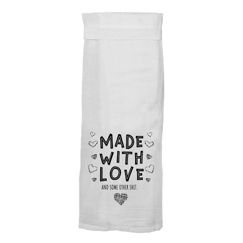 Twisted Wares Made With Love Towels