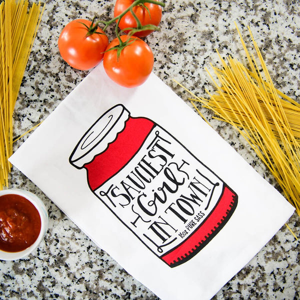Twisted Wares Sauciest Girl in Town Towel